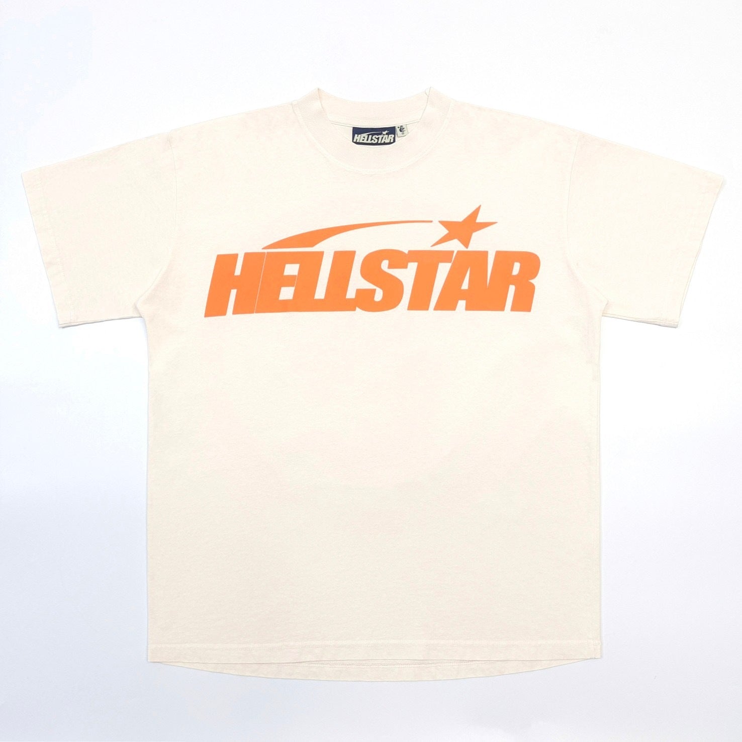 Hellstar Classic T-Shirt (Gel Print) 'White/Orange'